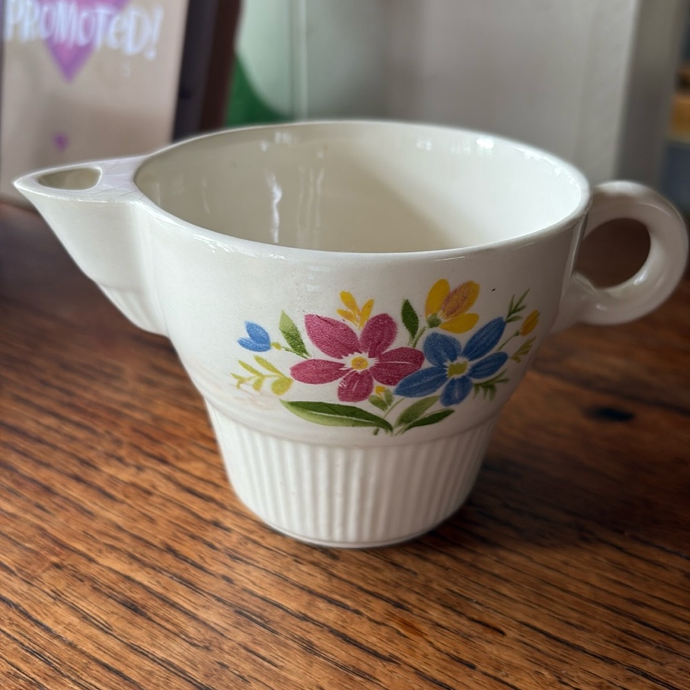 Sun Valley by Salem China Co. Ceramic Creamer